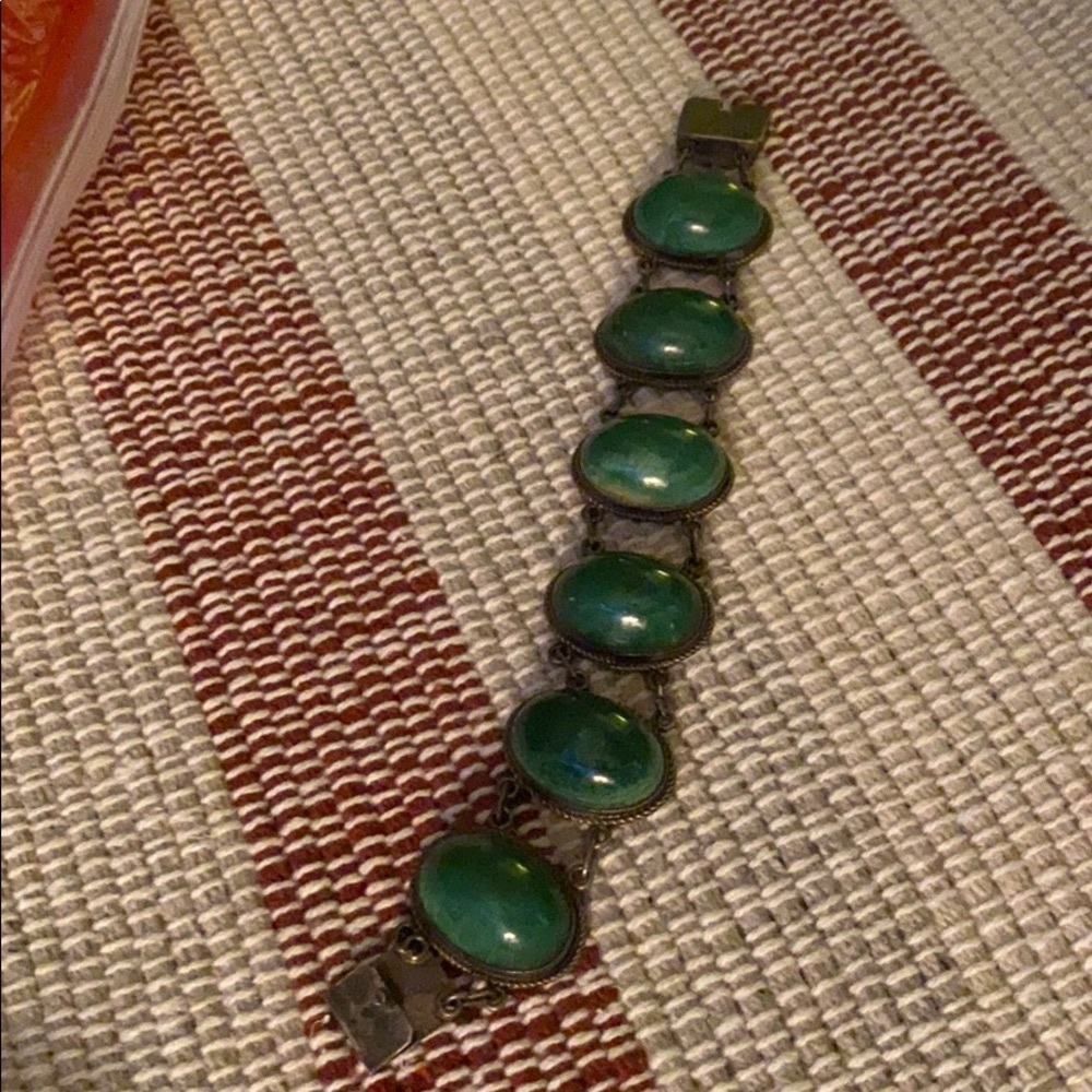 Vintage jade bracelet price is firm.